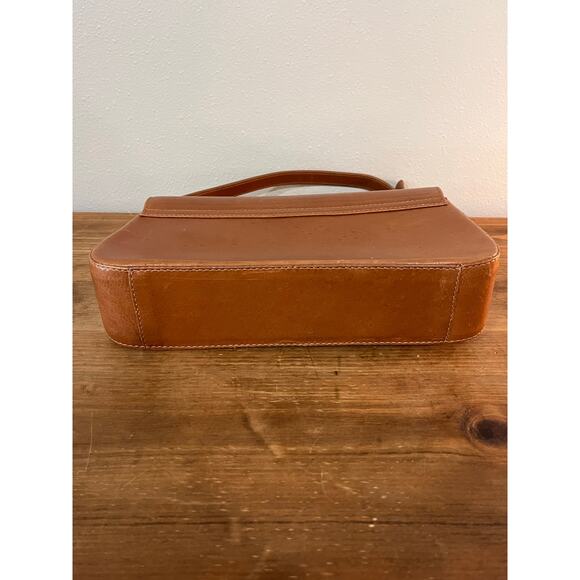 Eberle Genuine Leather Shoulder Bag Made in Brazil Vintage Y2K Minimalist Purse - Picture 6 of 16